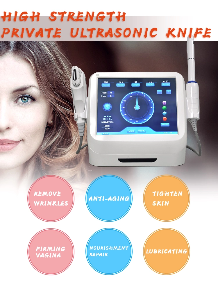 Hifu Beauty Device Focused Ultrasonic Facial Treatment / Vaginal Tightening