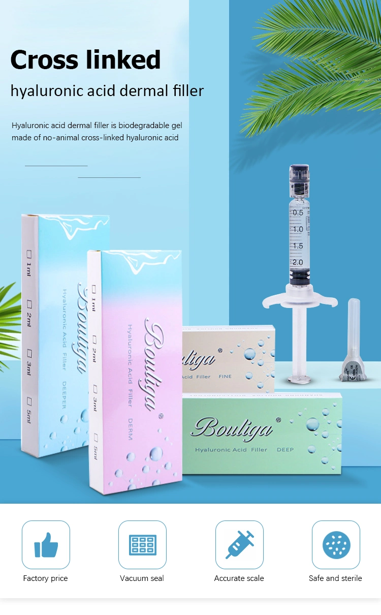 Bouliga10ml Crosslinked Hyaluronic Acid Dermal Filler with Lidocaine